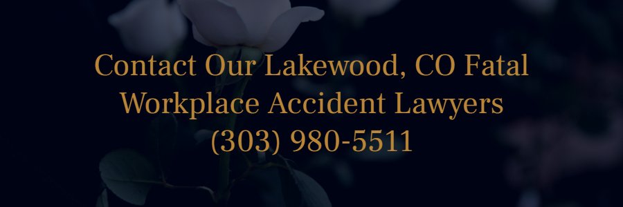 Lakewood CO fatal accident at work